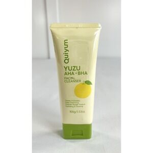 NWT Quiyum Yuzu AHA BHA Facial Cleanser 100g Exfoliating Face Wash Pore Clearing